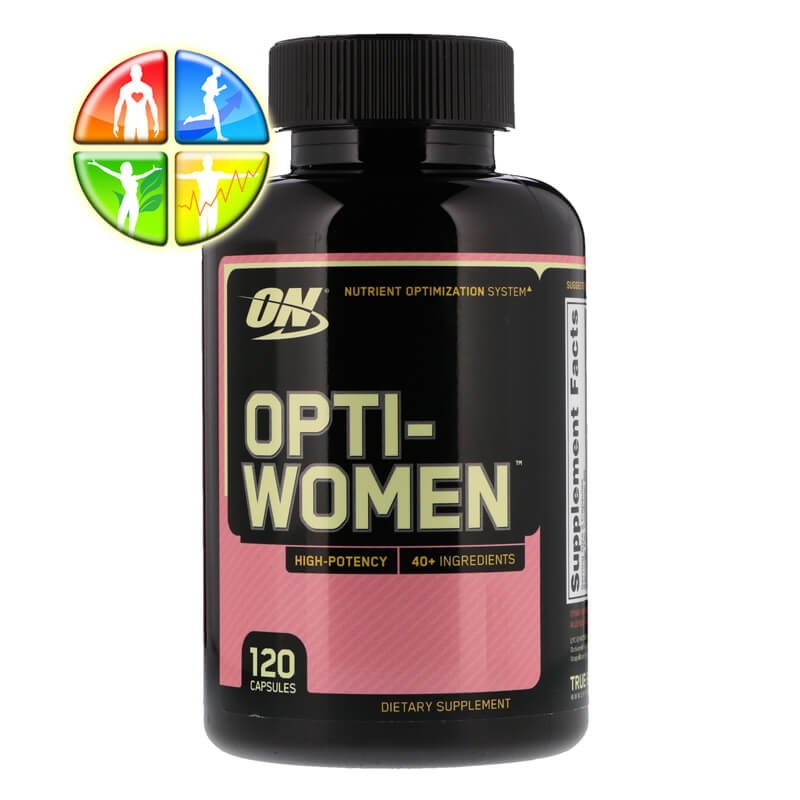 Optimum Nutrition, Opti-Women, Витамины для женщин, 120 капсул