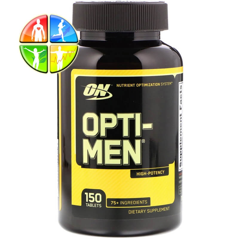 Витамины для мужчин Opti-Men, 150 таблеток (ОПТИМЕН)