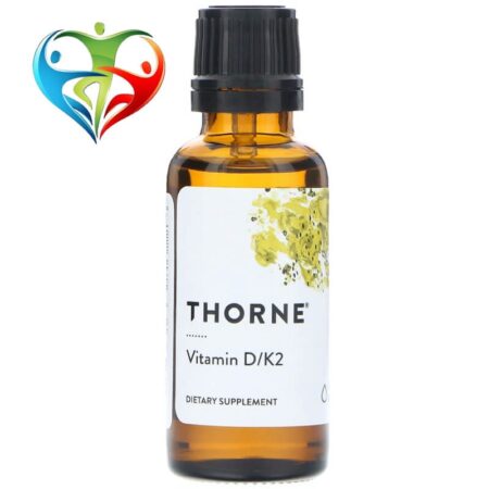 Thorne Research, Жидкий витамин D/K2, 30 мл (1 унция) БАД