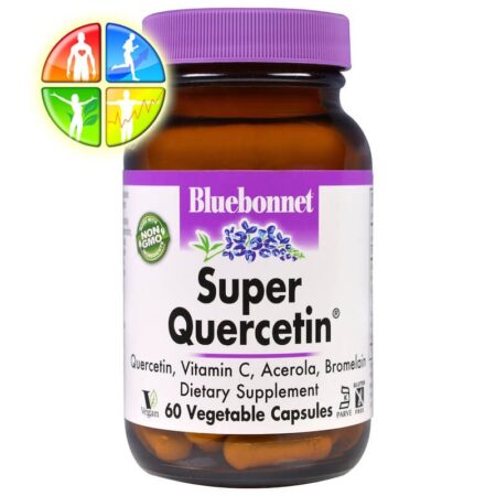 Bluebonnet Nutrition, Супер-кверцетин, 60 капсул в растительной оболочке